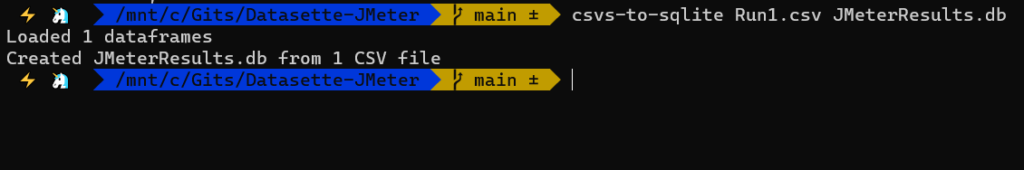 CSV to SQLite